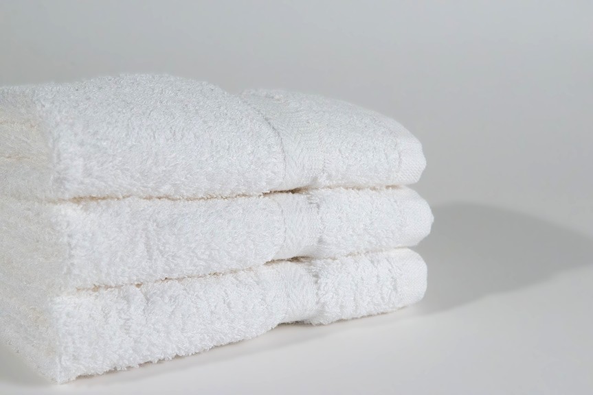 PLUSH BATH TOWEL, WHITE - 27