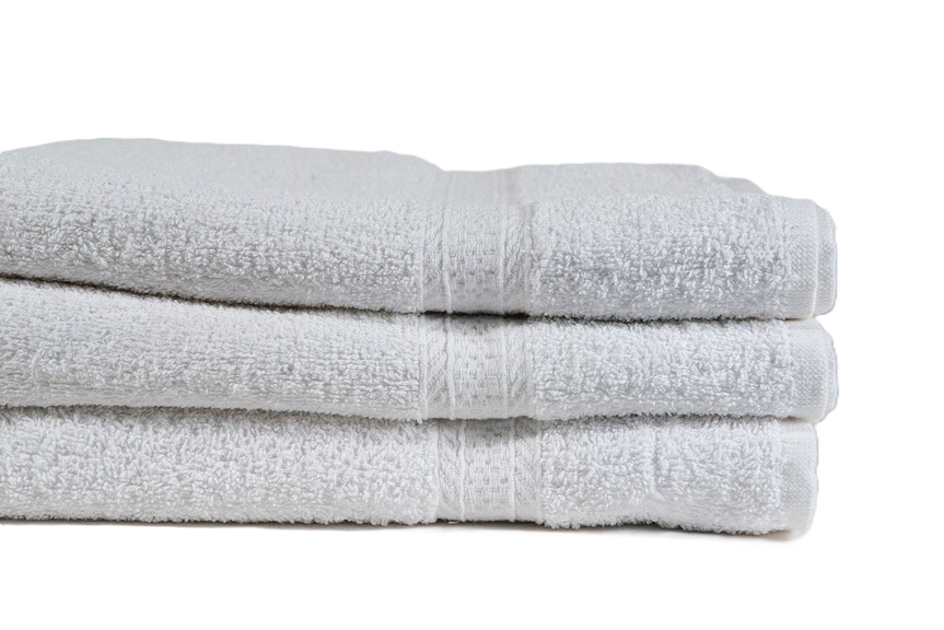 PLUSH BATH TOWEL, WHITE - 27