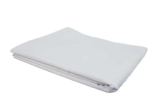 FLAT BED SHEET - WHITE - DOUBLE - 81