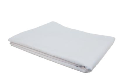 FLAT BED SHEET - WHITE - DOUBLE - 81