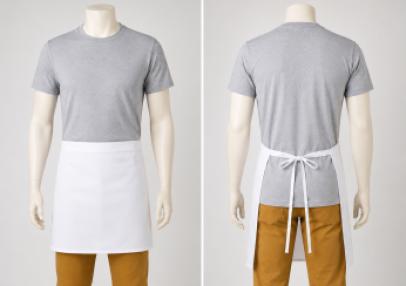 BISTRO SQUARE APRONS - 35 x 32