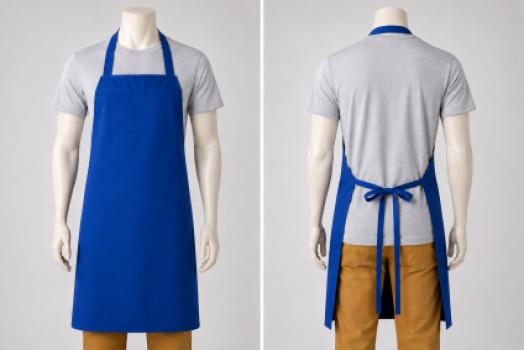 BIB APRON - ROYAL BLUE - 30