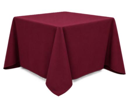 TABLE COVER - BURGUNDY - 36